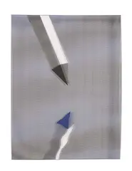 Pencil by Neil Dawson, acrylic on steel and metal mesh, sold May 2008