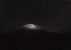 Laurence Aberhart, Taranaki from Oeo Road Under Moonlight, 27 - 28 September 1999, gelatin silver print
