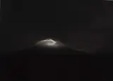 Taranaki from Oeo Road Under Moonlight, 27 - 28 September 1999 by Laurence Aberhart, gelatin silver print, sold Apr 2008