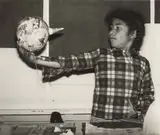 Ans Westra, Maori Girl with Papier Maché Sphere