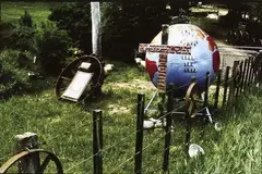 Peter Black, Cross and Globe, cibachrome print
