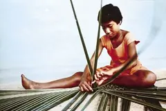 Glenn Jowitt, Niuean Coconut Frond Weaving, Avatele Primary School, Niue, cibachrome print, 6/25