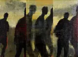 Elizabeth Rees, Three Perspectives, oil on linen