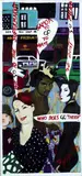 Jacqueline Fahey, K' Road Cartoon, acrylic on board