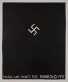Peter Robinson, Pakeha Have Rights Too!, oil on linen