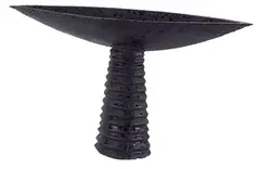 Stemmed Pacific Vessel - Blue by Peter Collis, Biscuit porcelain, sold Apr 2008