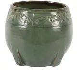 Olive Jones, Bullet shaped vase on four feet