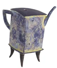Royce McGlashen, Stiletto, Painted porcelain tea pot