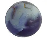 Brian Gartside, Pacific Blue, Porcelain orb with overglaze colours