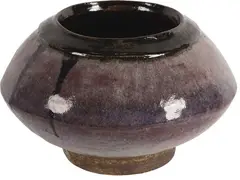 Doreen Blumhardt, Squat spherical vase, Stoneware