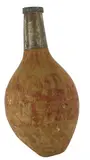 Geoffrey Fairburn, Painted and carved gourd with stand