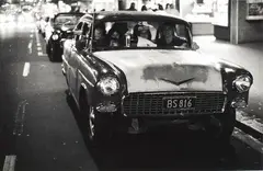 Murray Cammick, Untitled - The Parked Street Racer with Untitled - A Roadside Chat, two vintage gelatin silver prints