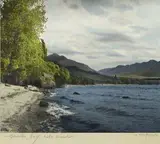 F. S Grauf, Glendhu Bay, Lake Wanaka, hand-coloured photograph