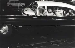 Murray Cammick, Untitled - On the Street at Night with Untitled - A Parked Car, two vintage gelatin silver prints