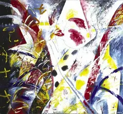 Joie de Vivre by Philippa Blair, oil on unstretched canvas, sold Feb 2008