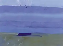 Quentin McFarlane, Beach Painting from the Pegasus Bay Series, acrylic on rag paper
