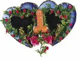 Judy Darragh, Flicker of Life, mixed media, 1987