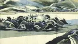 Stanley Palmer, Mangonui, bamboo engraving, 8/60
