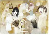 Séraphine Pick, All Tomorrow's Parties, acrylic and gouache on paper