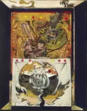 Philip Clairmont, Vietnam: Past and Future?, mixed media and collage
