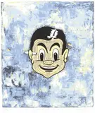 Grocer with Moko by Dick Frizzell, screenprint, 24/120, sold Feb 2008