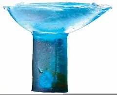 Small Pod Vase by Ann Robinson, cast glass, sold Nov 2007