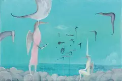 Bill Hammond, Boulder Bay 4, acrylic on canvas