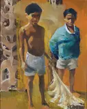 Peter McIntyre, Maori Boys, Rotorua
