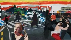 Jacqueline Fahey, Can Painting Change Anything?, acrylic on canvas