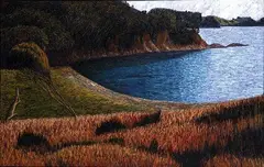 Ruth Cole, View of the Lake, oil on linen