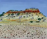 Hayden Jarrett, Outback Landscape, Australia, watercolour