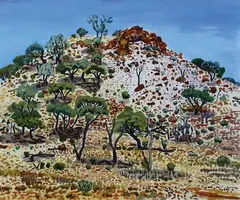 Hayden Jarrett, Rocky Outcrop, Australia, watercolour