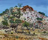 Hayden Jarrett, Rocky Outcrop, Australia, watercolour