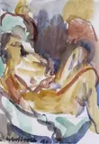 Toss Woollaston, Reclining Female Nude