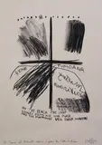 Ralph Hotere, Tangi at Mitimiti, lithograph, 7/11