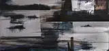 Els Noordhof, Abstracted Forms, acrylic on aluminium mounted on board