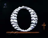 O by Tony de Lautour, oil and acrylic on paper, sold Oct 2007