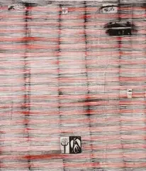John Pule, Hoko (Arrived), oil on unstretched canvas