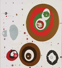 Untitled by Seung Yul Oh, enamel on formica, sold Oct 2007