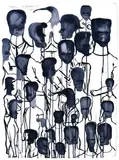 Study by Bill Hammond, acrylic on paper, offered Oct 2007