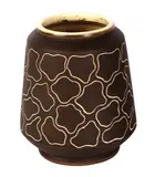 Bohemia Ware hand potted sgraffito decorated vase by Mirek Smisek for Crown Lynn, Marked to the base Bohemia Handmade., sold Oct 2007