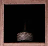 John Parker, Spire necked vase with burnished bronze glaze