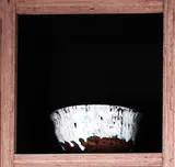 Len Castle, Stoneware bowl with heavy poured feldspathic glaze
