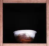 Len Castle, Stoneware bowl with crackled feldspathic glaze