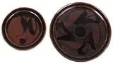 Warren Tippett, Set of five large plates and six smaller