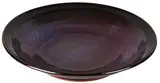 Graeme Storm, Large circular platter with jun glazed well and tenmoku exterior