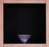 Keely McGlynn, Cast glass conical bowl, Initialed, dated 94