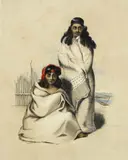 George French Angas, E Wai and Kahoki: Nieces of Rauparaka