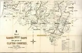 G. P. Wilson, Plan of Kawhia, West Taupo and Portion of Clifton Counties, hand-coloured lithograph