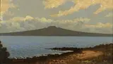 Mayclair, Rangitoto, oil on board